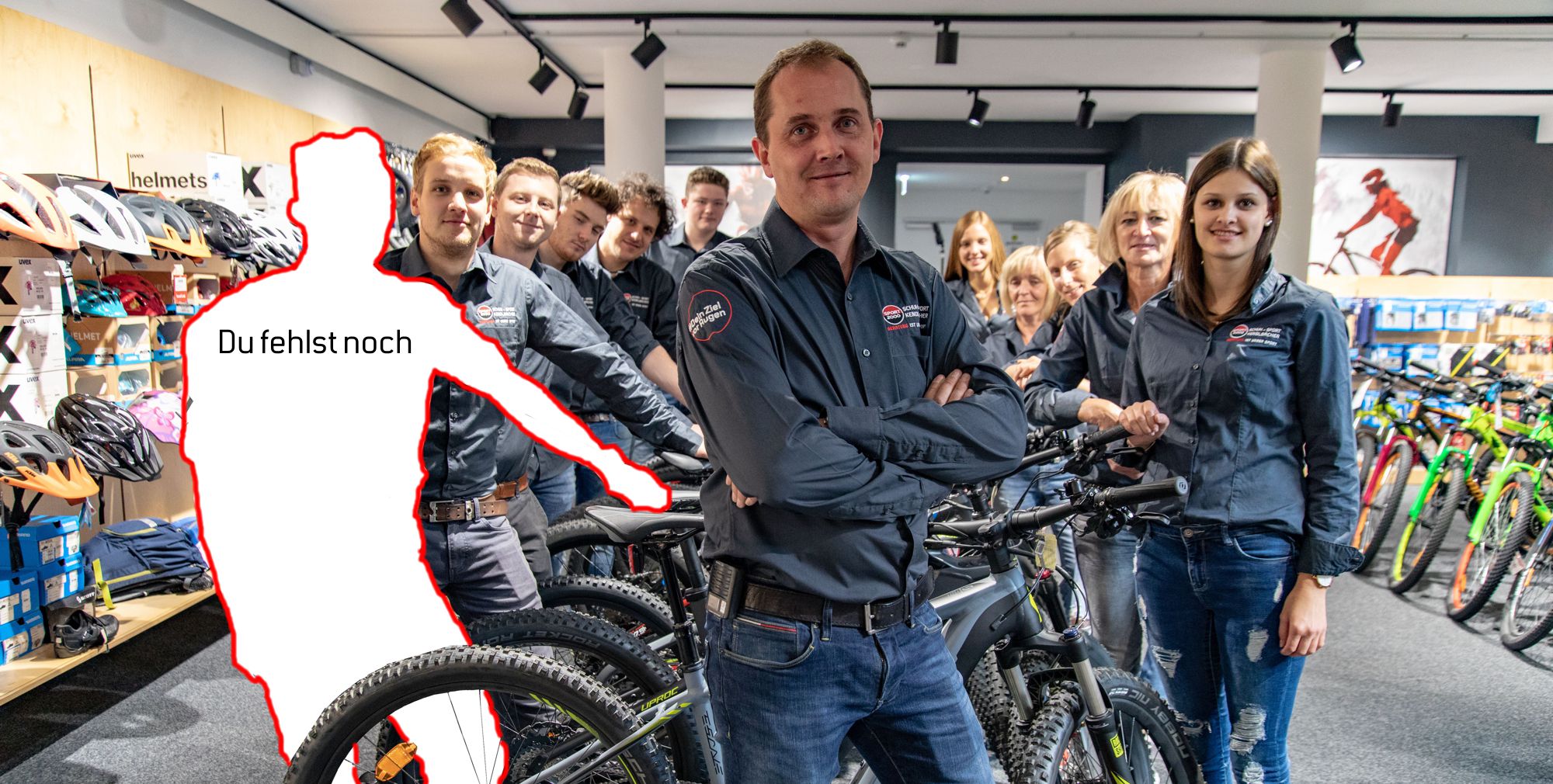 Du fehlst noch im Team von Sport Kendlbacher