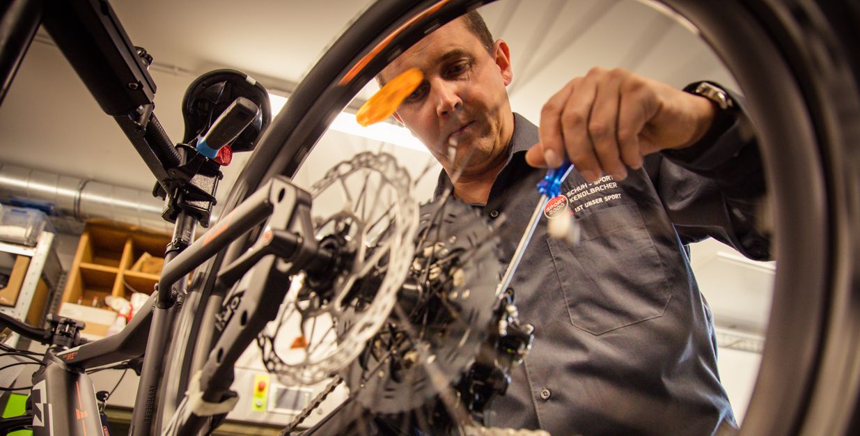 Bikeservice in der Bikewerkstatt in Großarl