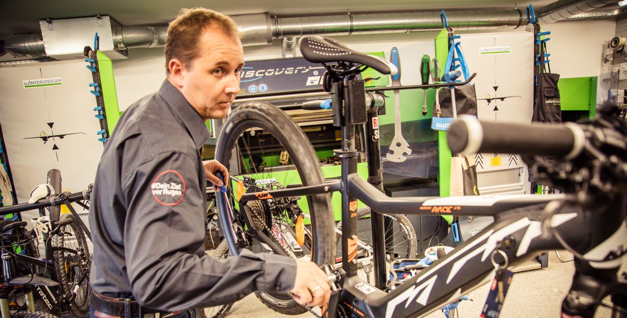 Fahrrad-Service bei Schuh-Sport Kendlbacher